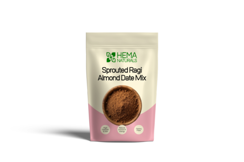 Sprouted Ragi Almond Date Mix